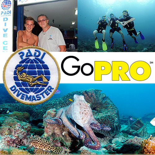 PADI Scuba Internships in Thailand with Gary Phillips, PADI Platinum Course Director.